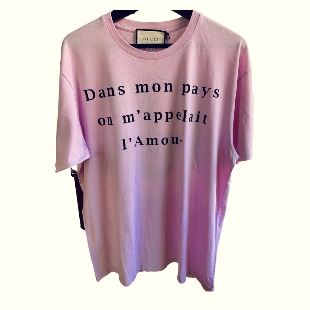 Gucci Women oversize pretty pink t shirt XS